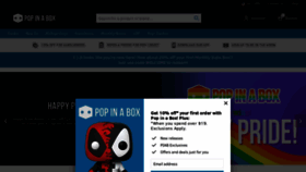 What Popinabox.us website looked like in 2022 (1 year ago)