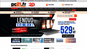 What Pc21.fr website looked like in 2022 (1 year ago)