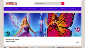 What Princesas.tv website looked like in 2022 (1 year ago)