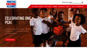 What Positivecoach.org website looked like in 2022 (1 year ago)