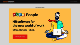 What Peoplematters.in website looked like in 2022 (1 year ago)