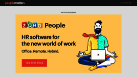 What Peoplematters.in website looked like in 2022 (4 years ago)