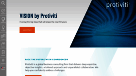 What Protiviti.com website looked like in 2022 (1 year ago)