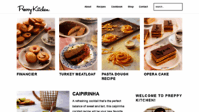 What Preppykitchen.com website looked like in 2022 (1 year ago)