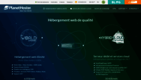 What Planethoster.com website looked like in 2022 (1 year ago)
