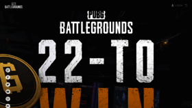 What Pubg.com website looked like in 2022 (1 year ago)