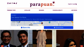 What Parapuan.co website looked like in 2022 (4 years ago)