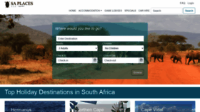 What Places.co.za website looked like in 2022 (1 year ago)