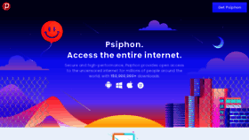 What Psiphon.ca website looked like in 2022 (1 year ago)