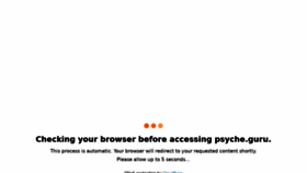 What Psyche.guru website looked like in 2022 (1 year ago)