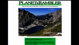 What Planetrambler.com website looked like in 2022 (1 year ago)