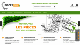 What Piecesbox.fr website looked like in 2022 (1 year ago)