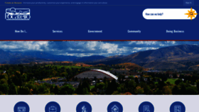 What Pocatello.us website looked like in 2022 (1 year ago)