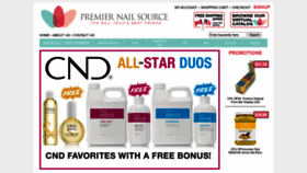 What Premiernailsource.com website looked like in 2022 (1 year ago)