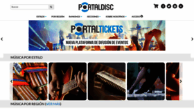 What Portaldisc.com website looked like in 2022 (1 year ago)