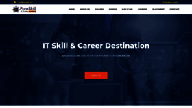 What Pureskill.org website looked like in 2022 (1 year ago)
