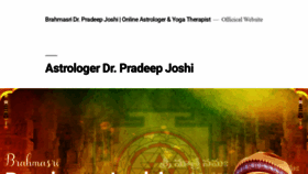 What Pradeepjoshi.in website looked like in 2022 (1 year ago)