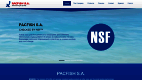 What Pacfishseafood.com website looked like in 2022 (1 year ago)