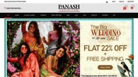What Panashindia.com website looked like in 2022 (1 year ago)