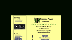 What Preces-latinae.org website looked like in 2022 (1 year ago)