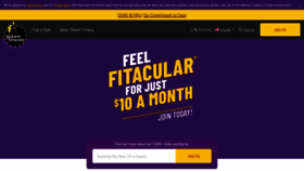 What Planetfitness.com website looked like in 2022 (1 year ago)