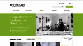 What Precore.net website looked like in 2022 (2 years ago)