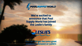 What Poolsupplyworld.com website looked like in 2022 (1 year ago)