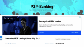What P2p-banking.com website looked like in 2022 (1 year ago)