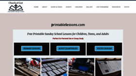 What Printablelessons.com website looked like in 2022 (1 year ago)