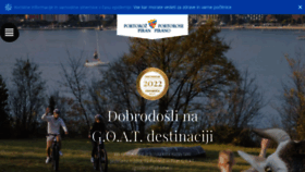 What Portoroz.si website looked like in 2022 (1 year ago)