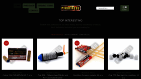 What Pyrofire.eu website looked like in 2022 (1 year ago)