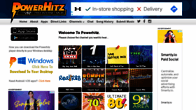 What Powerhitz.com website looked like in 2022 (1 year ago)