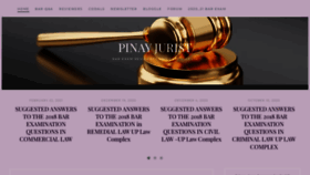 What Pinayjurist.com website looked like in 2022 (1 year ago)