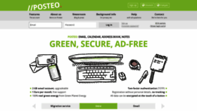 What Posteo.de website looked like in 2022 (4 years ago)