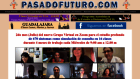 What Pasadofuturo.com website looked like in 2022 (1 year ago)