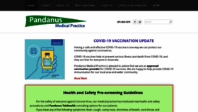What Pandanusmedicalpractice.com.au website looked like in 2022 (1 year ago)