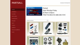 What Partsall.com website looked like in 2022 (1 year ago)