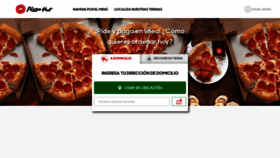 What Pizzahut.com.ec website looked like in 2022 (1 year ago)