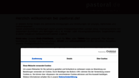 What Pastoral.de website looked like in 2022 (1 year ago)