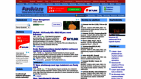 What Parabola.cz website looked like in 2022 (1 year ago)