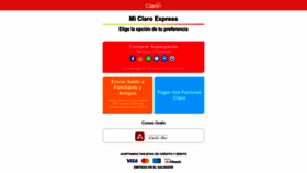 What Paquetes.miclaro.com.sv website looked like in 2022 (1 year ago)