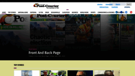 What Postcourier.com.pg website looked like in 2022 (1 year ago)