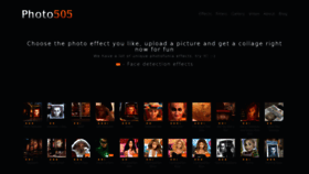What Photo505.com website looked like in 2022 (1 year ago)