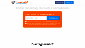 What Przeznaczeni.pl website looked like in 2022 (1 year ago)