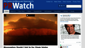 What Prwatch.org website looked like in 2022 (3 years ago)