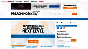 What Preachingtoday.com website looked like in 2022 (1 year ago)
