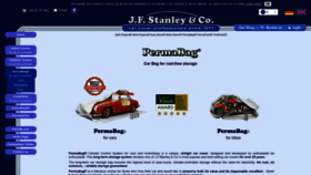 What Permabag.com website looked like in 2022 (1 year ago)