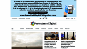 What Protestantedigital.com website looked like in 2022 (1 year ago)