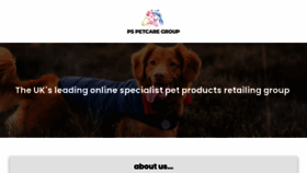 What Petspectrumgroup.co.uk website looked like in 2022 (1 year ago)