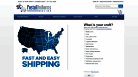 What Postaluniformsonline.com website looked like in 2022 (1 year ago)